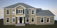 Not much about the exterior was meant to change, except for the front porch, we added an addition on the front to give it more dimension and a covered entry. Exterior